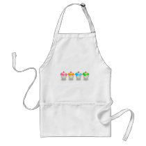 Coloured Buns aprons