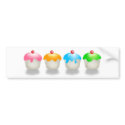 Coloured Buns bumper stickers