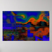 coloured by sun print