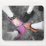 Coloured Crocs & Soft Shoes Mousepad