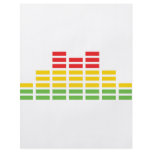 coloured equalizer icon flyers