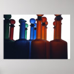 Coloured Glass Bottles posters