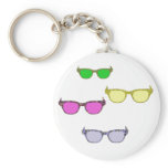 Coloured Glasses Keychains