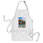 coloured houses aprons