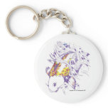 Coloured Koi Fish Keychain
