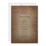Coloured Maple Leaves Rehearsal Dinner Invitation