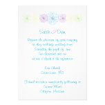 Coloured Mums Wedding Invitation