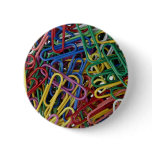 Coloured paper clips buttons