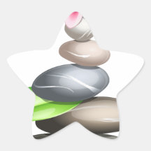 Coloured pebbles sticker
