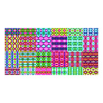 coloured rags background