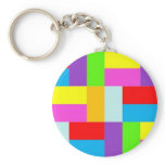 Coloured Rectangles keychains