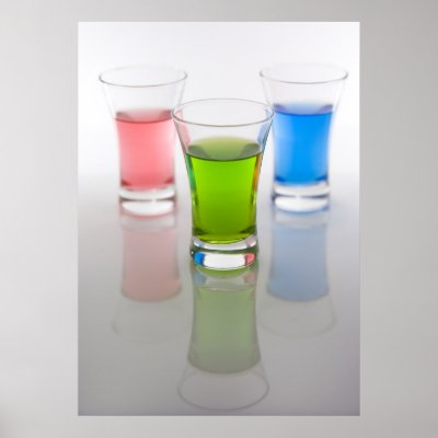 Coloured Shot Glass