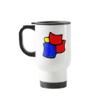 Coloured Squares mugs
