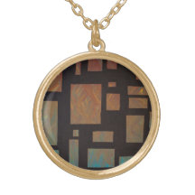 Coloured Squares necklace