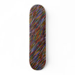 Coloured toothpicks skateboards
