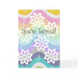 coloured waves, cards