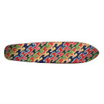 Coloured Waves Skateboard