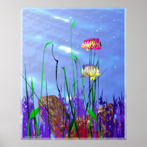 Colourful 3d Angelfish