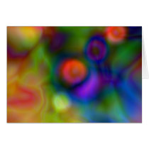 Colourful abstract design (1) greeting card