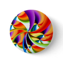 Colourful Abstract Design Button