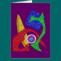Colourful Abstract  Design cards