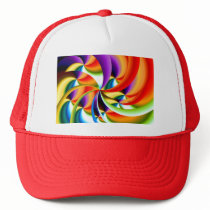 Colourful Abstract Design Hat