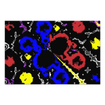Colourful abstract design art photo