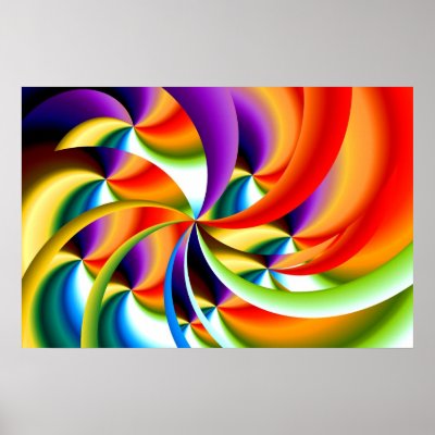 Colourful Abstract Design Poster by thehatch