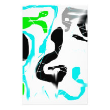 Colourful Abstract Design Stationery