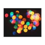 Colourful Abstract Dots Postcard