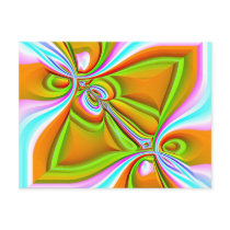 Colourful Abstract ~ postcard