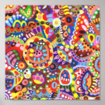 Colourful Abstract Poster or Fine Art Print