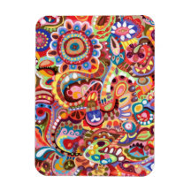 Colourful Abstract Premium Art Magnet