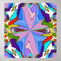 Colourful Abstract Print
