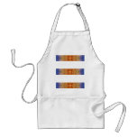 Colourful Abstract Red Design - Hand Painted aprons
