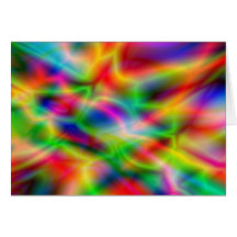 Colourful Abstraction Card