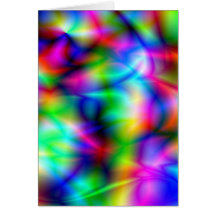 Colourful Abstraction Card
