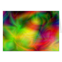 Colourful Abstraction Card