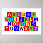 Colourful Alphabet posters