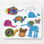 Colourful Animals mousepads