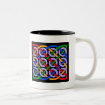 Colourful Antique Celtic Art Tees and Gifts Mugs