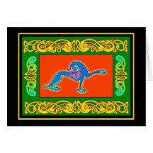 Colourful Antique Style Celtic Art Gifts and Tees Cards