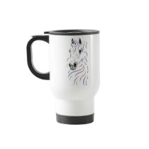 Colourful Arabian Horse Head Mug