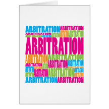 Colourful Arbitration Cards