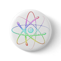 Colourful Atom (008) - Button