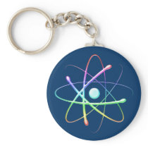 Colourful Atom (008) - keychain