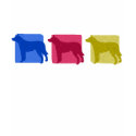 Colourful Australian Cattle Dog Silhouettes T-Shir t-shirts