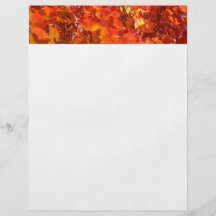 Colourful Autumn Leaves Flyers paper Add Your Text