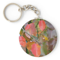Colourful Autumn Leaves Keychain