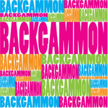 Colourful Backgammon Cut Outs